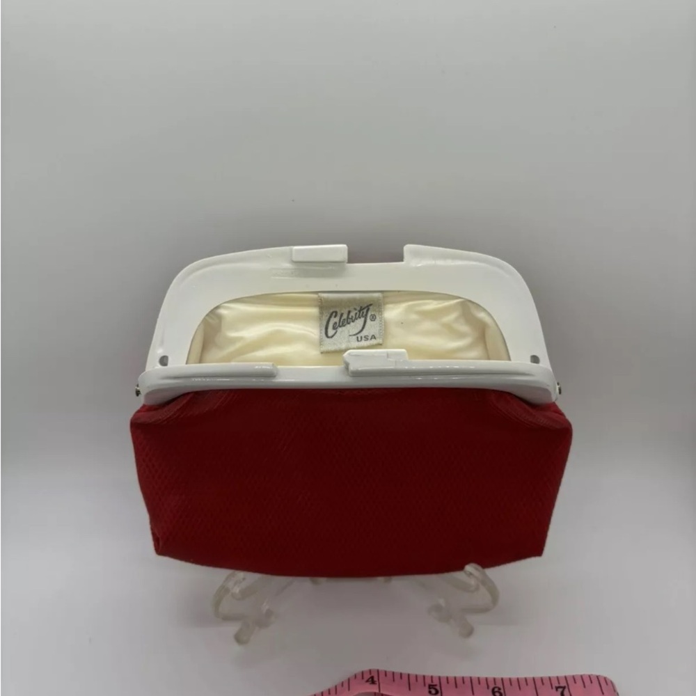Classic Vintage Pinup Red Clutch by Celebrity USA